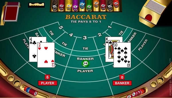 Một số thuật ngữ được dùng trong bài baccarat